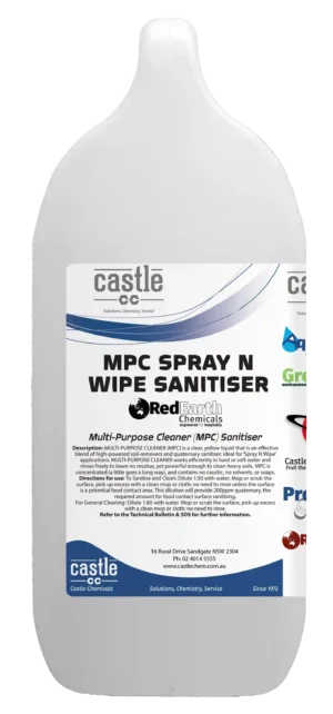 Multi Purpose Cleaner (MPC) Spray and Wipe Red Earth