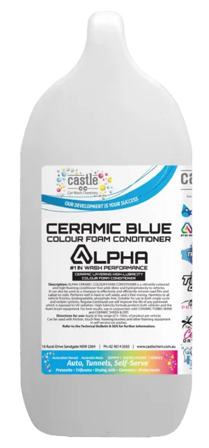 Alpha Ceramic Blue Colour Foam Conditioner