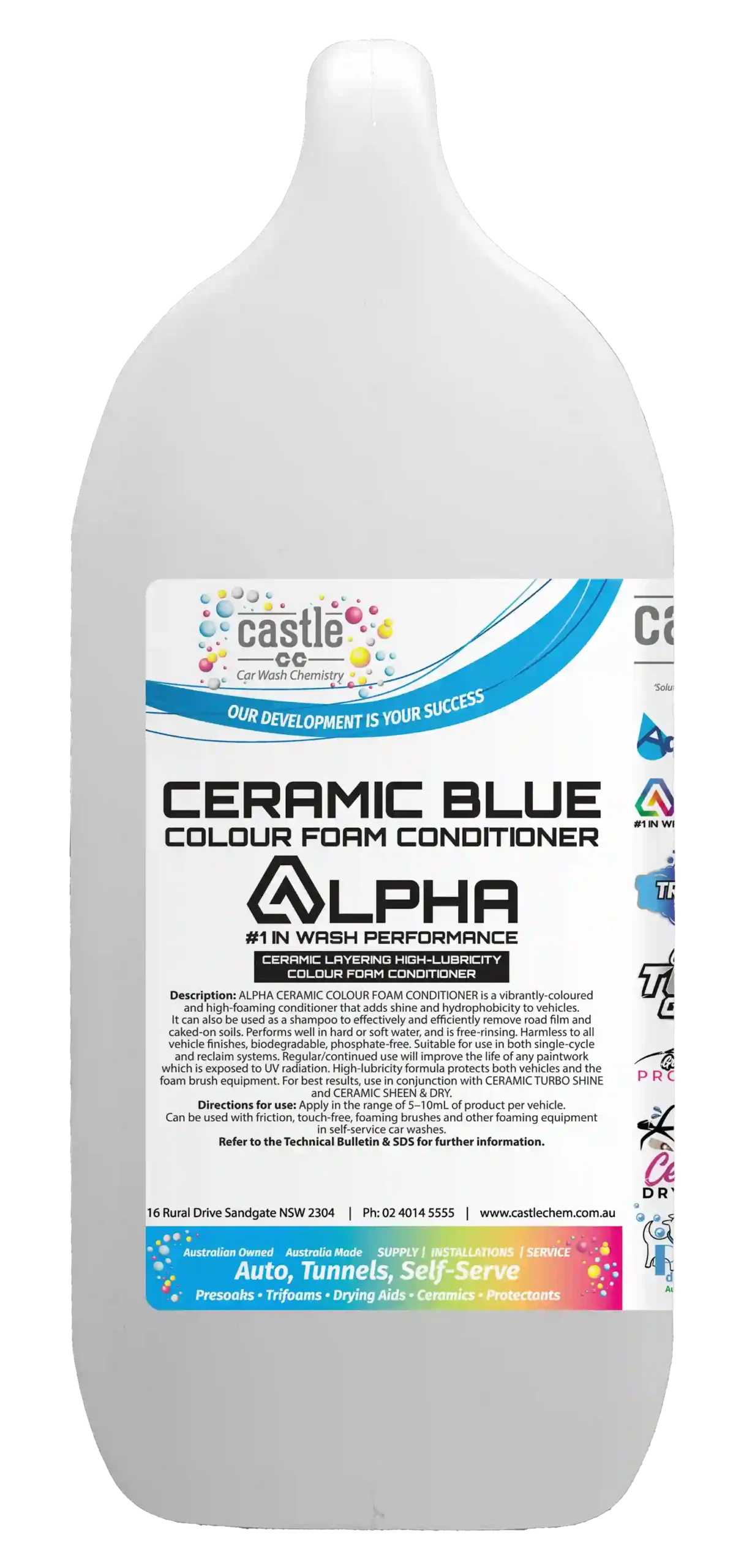 Alpha Ceramic Blue Colour Foam Conditioner