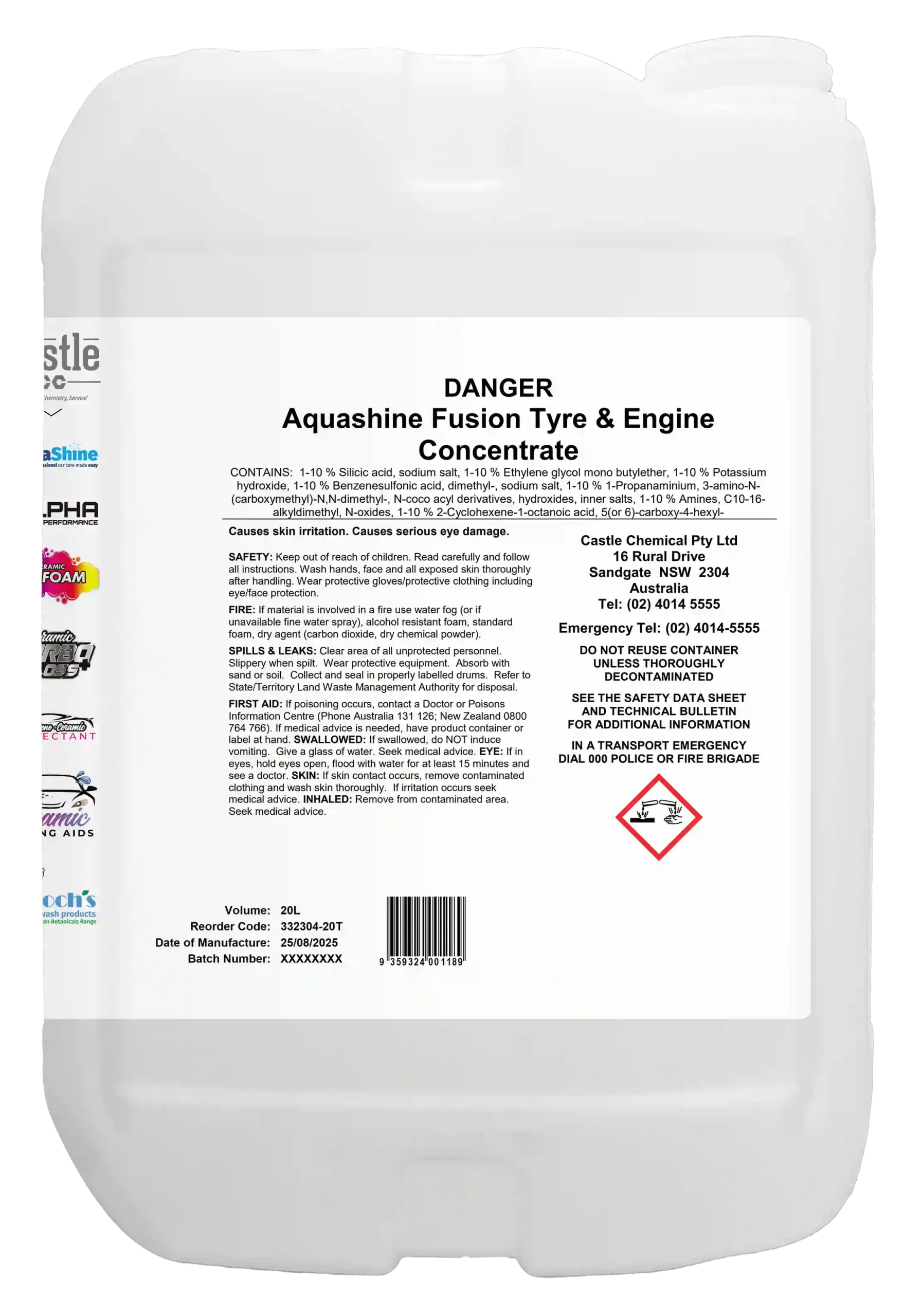 Aquashine Fusion Tyre & Engine - Image 4