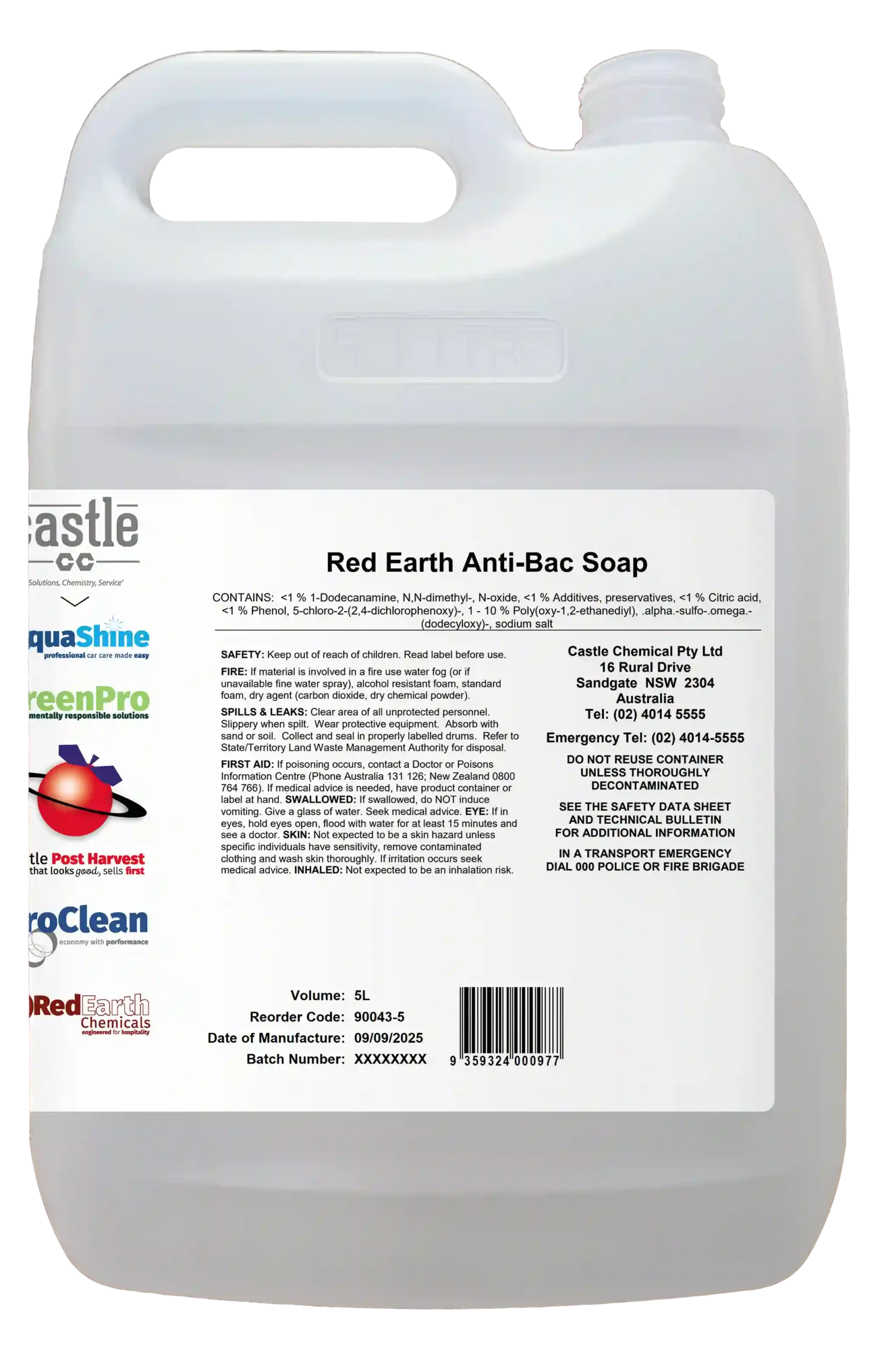 Anti-Bac Soap Red Earth - Image 2