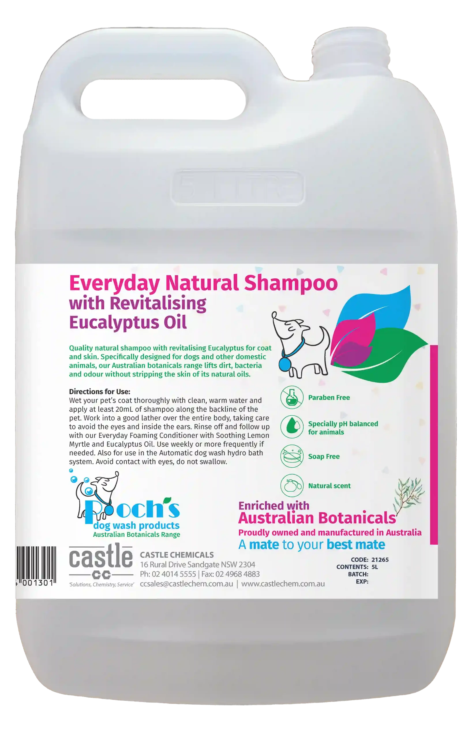 Pooch's Everyday Natural Shampoo - Image 2
