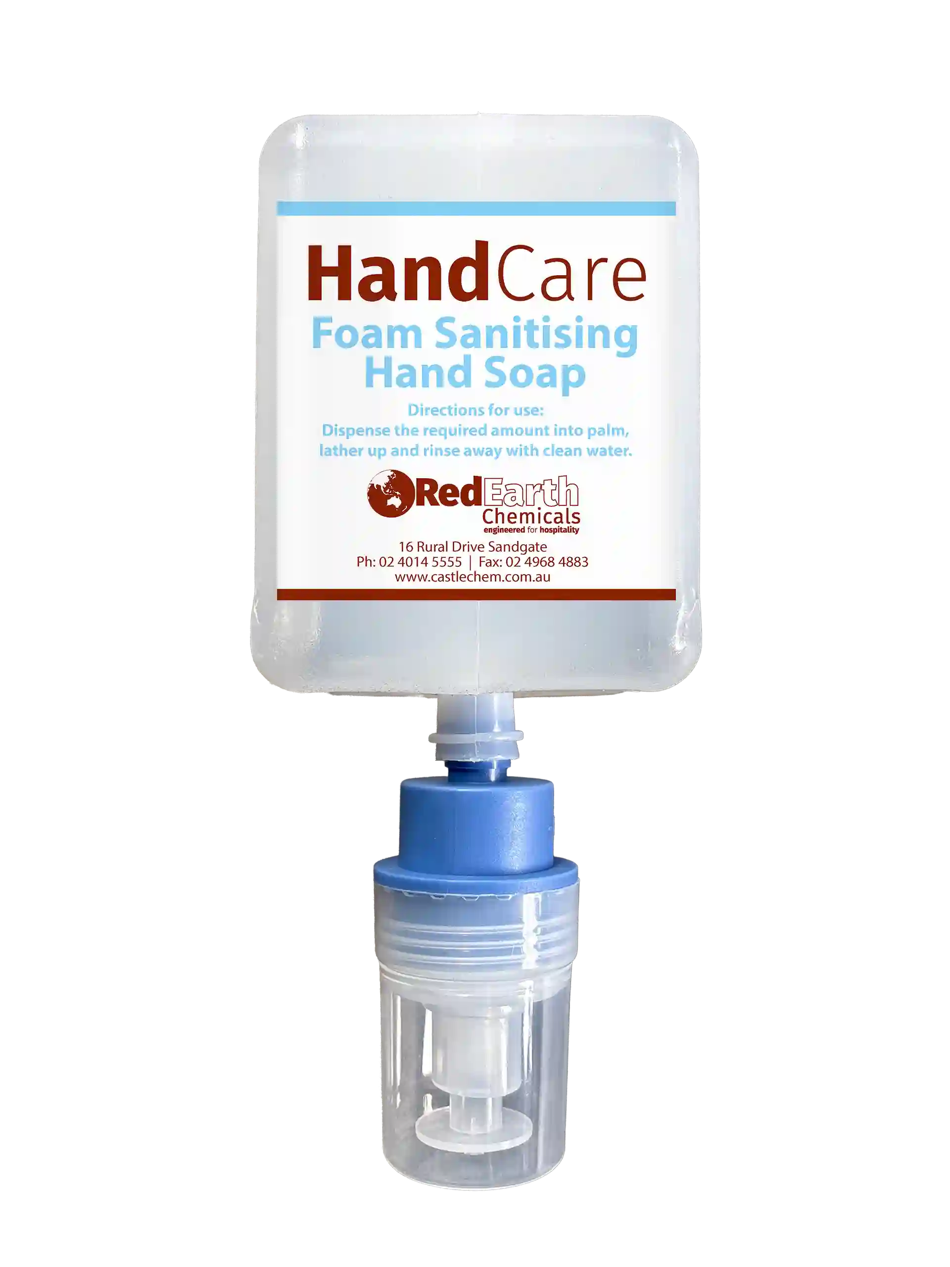 Handcare Foam Sanitising Hand Soap Red Earth - Image 2