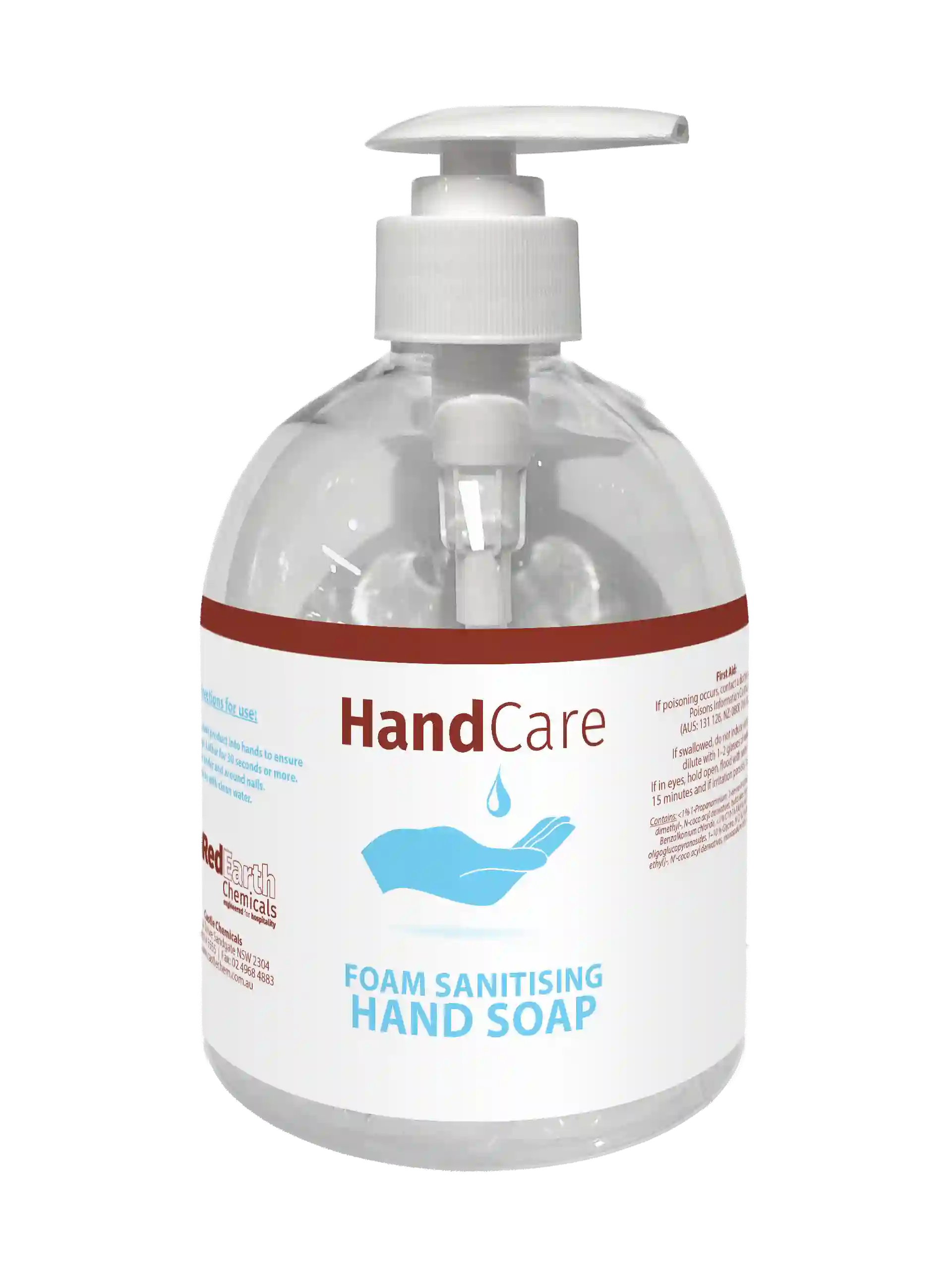 Handcare Foam Sanitising Hand Soap Red Earth